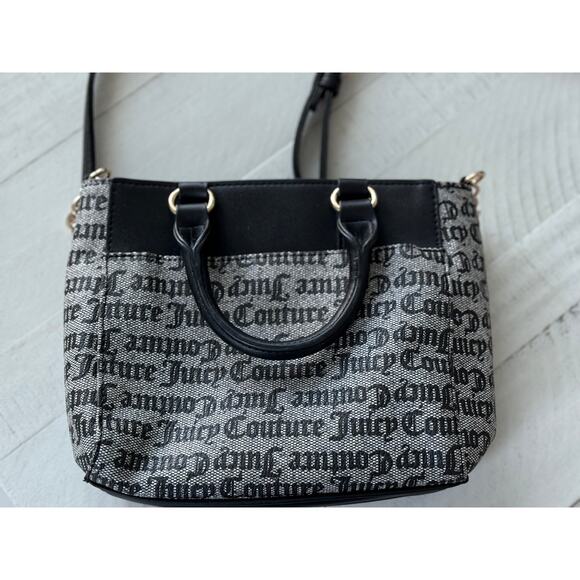 Juicy Couture Black & Grey Mini Tote Bag - Picture 5 of 9